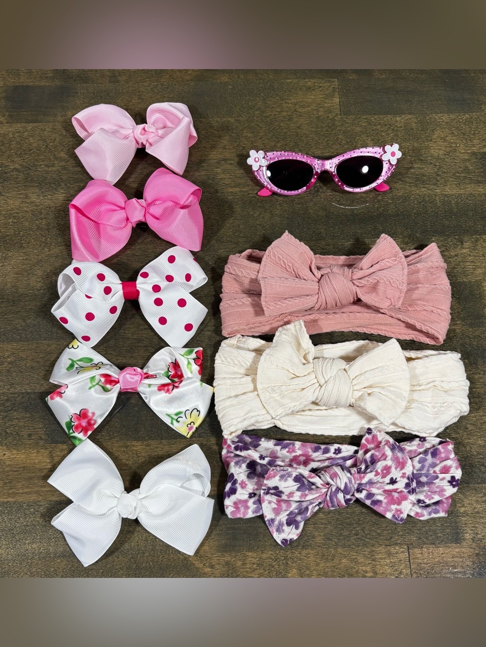 Baby Girl Hair & Sunglass Bundle